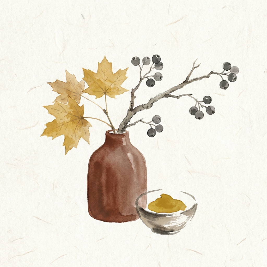 秋「錆と芥子」