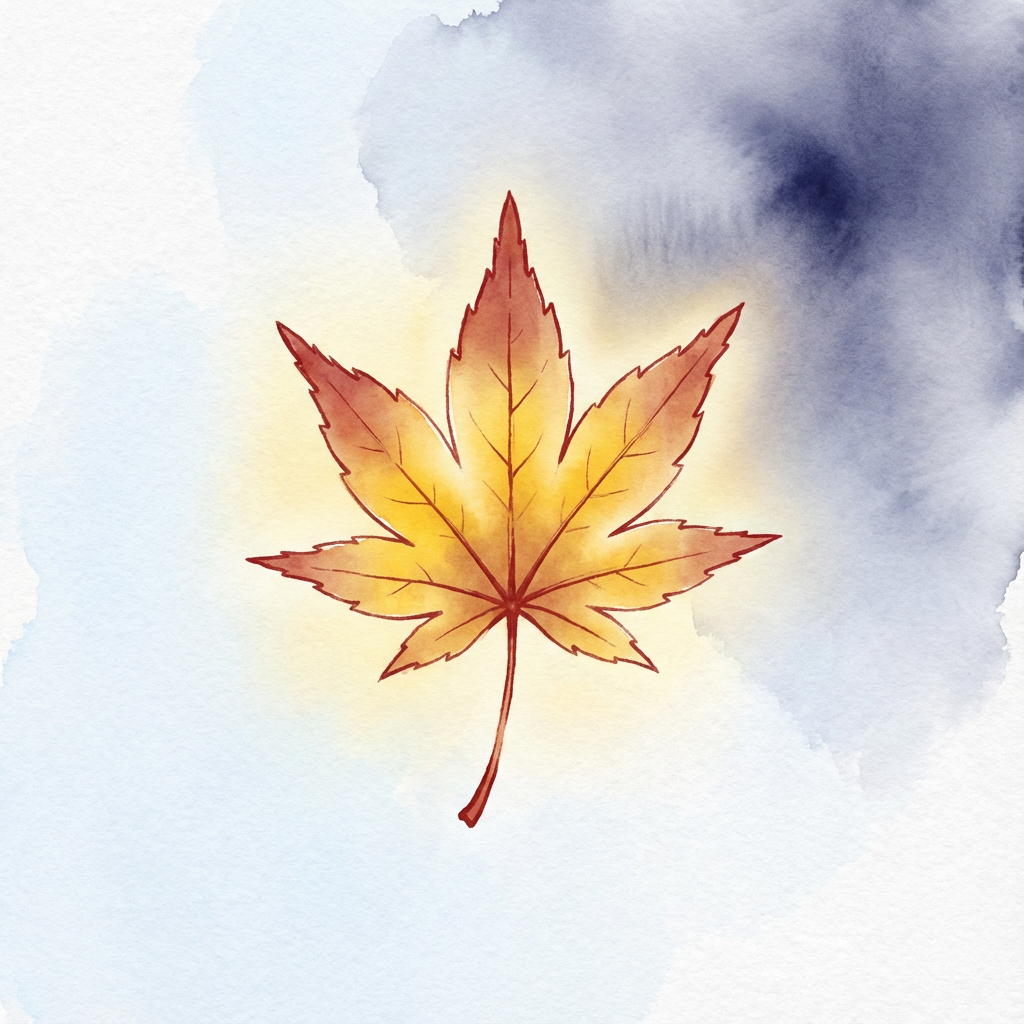 秋「紅葉の芯」