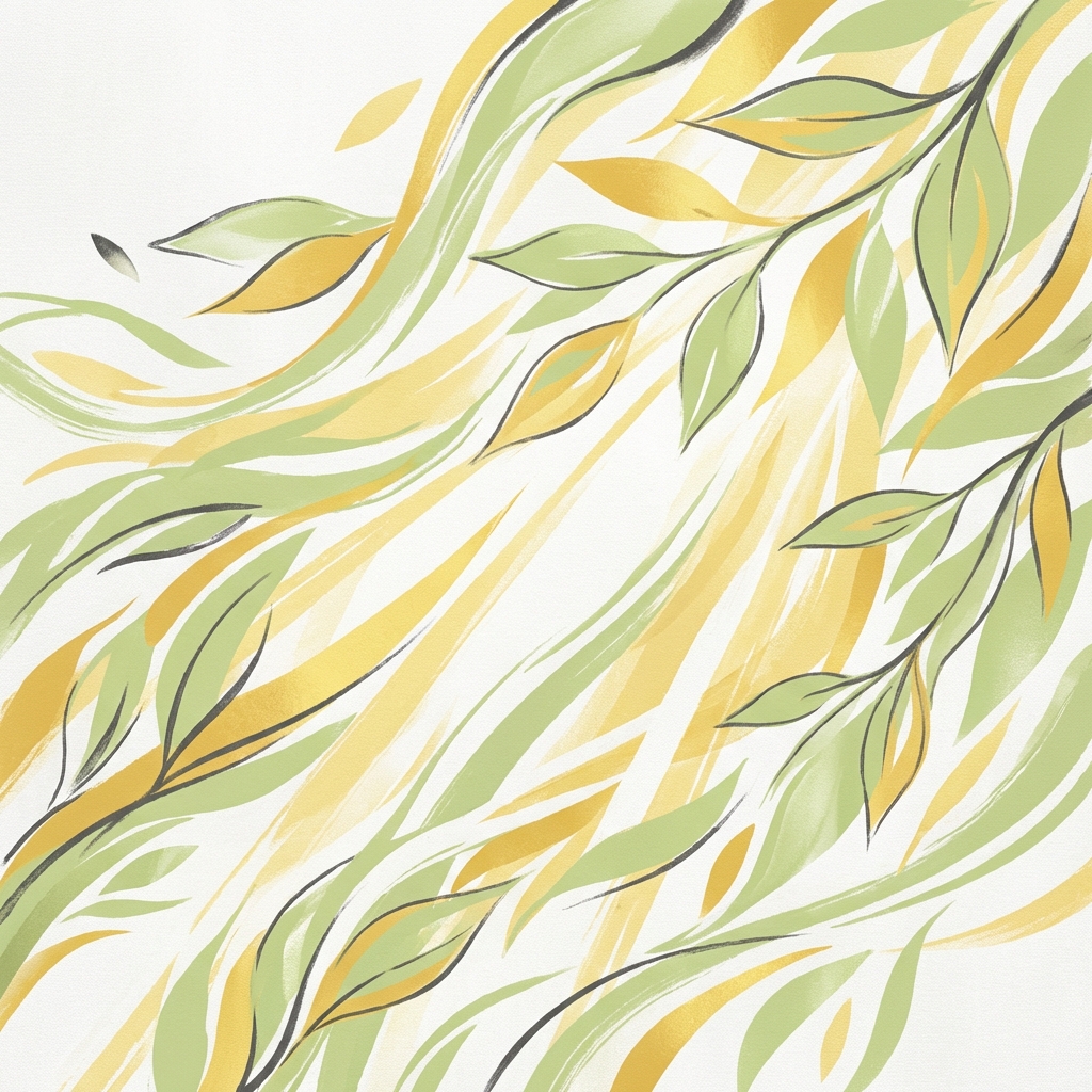 春「若葉と金」